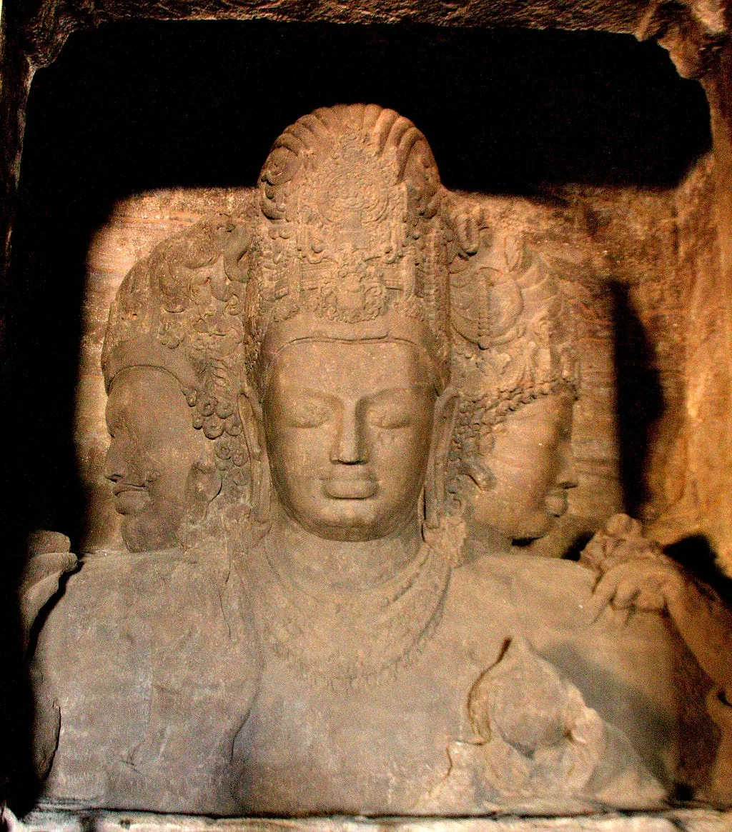 Three faced Shiva, Elephenta Caves