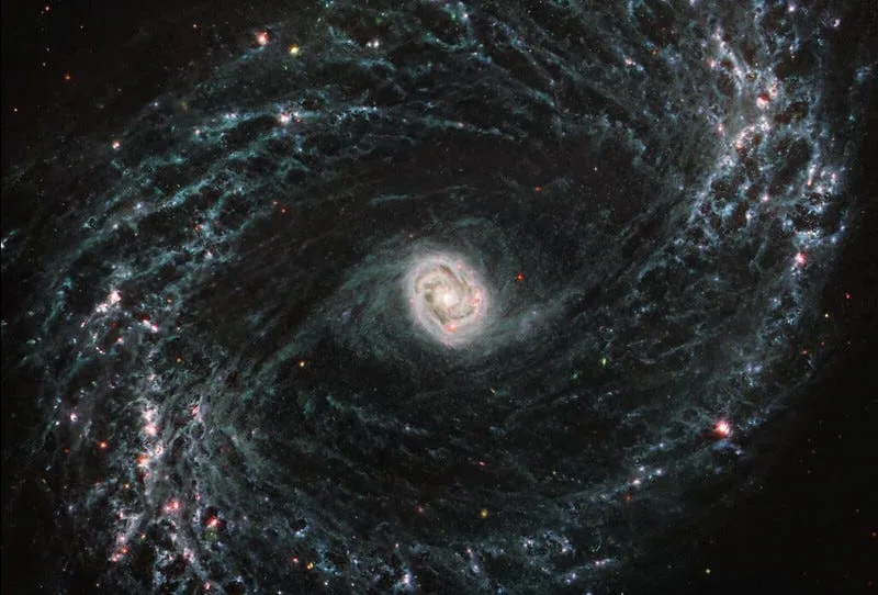 The cosmic background serves as a reminder of the ultimate canvas.
